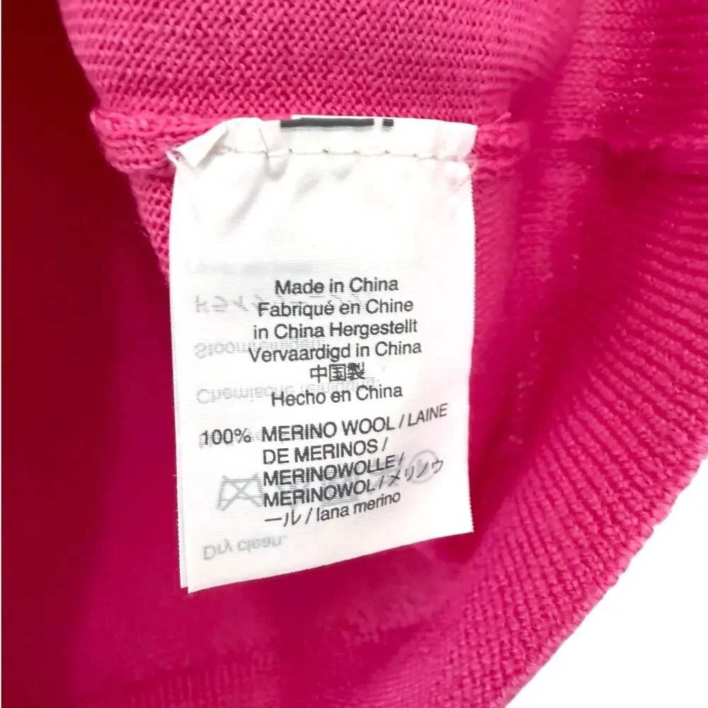 J.Crew Pink 100% Merino Wool Lightweight Crewneck Sweater Size M
